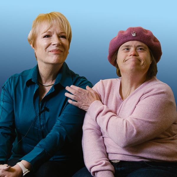 janet and christie on blue janet and christie on blue