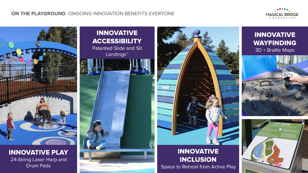 magical bridge accessible inclusive playground benefits Magical Bridge Playground Innovations