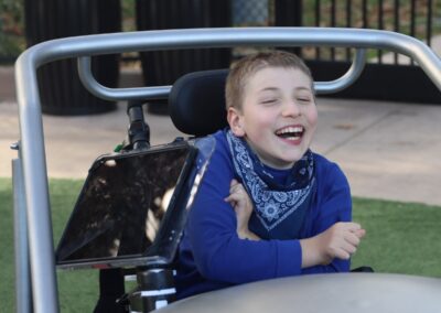 magical bridge accessible playground spinner