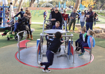 magical bridge accessible playground sprinner