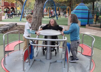 magical bridge playground accessible inclusive spinner